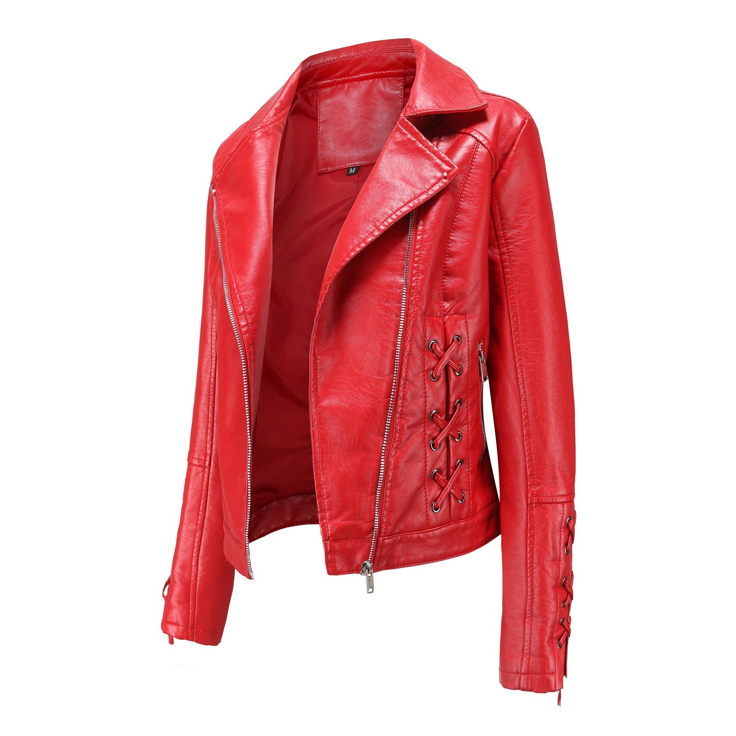European & American Style Women’s Casual Leather Jacket – Chic and Timeless