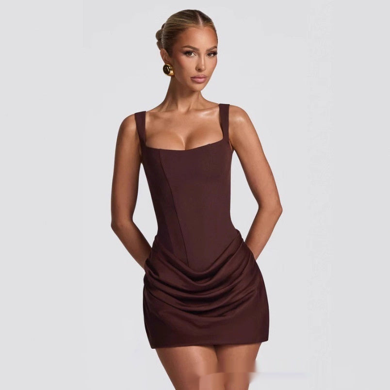 Summer Glow Corset Dress – Sleek Sleeveless Party Style