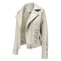 European & American Style Women’s Casual Leather Jacket – Chic and Timeless