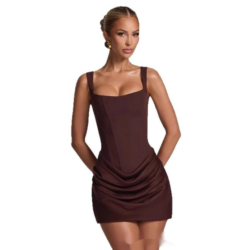 Summer Glow Corset Dress – Sleek Sleeveless Party Style